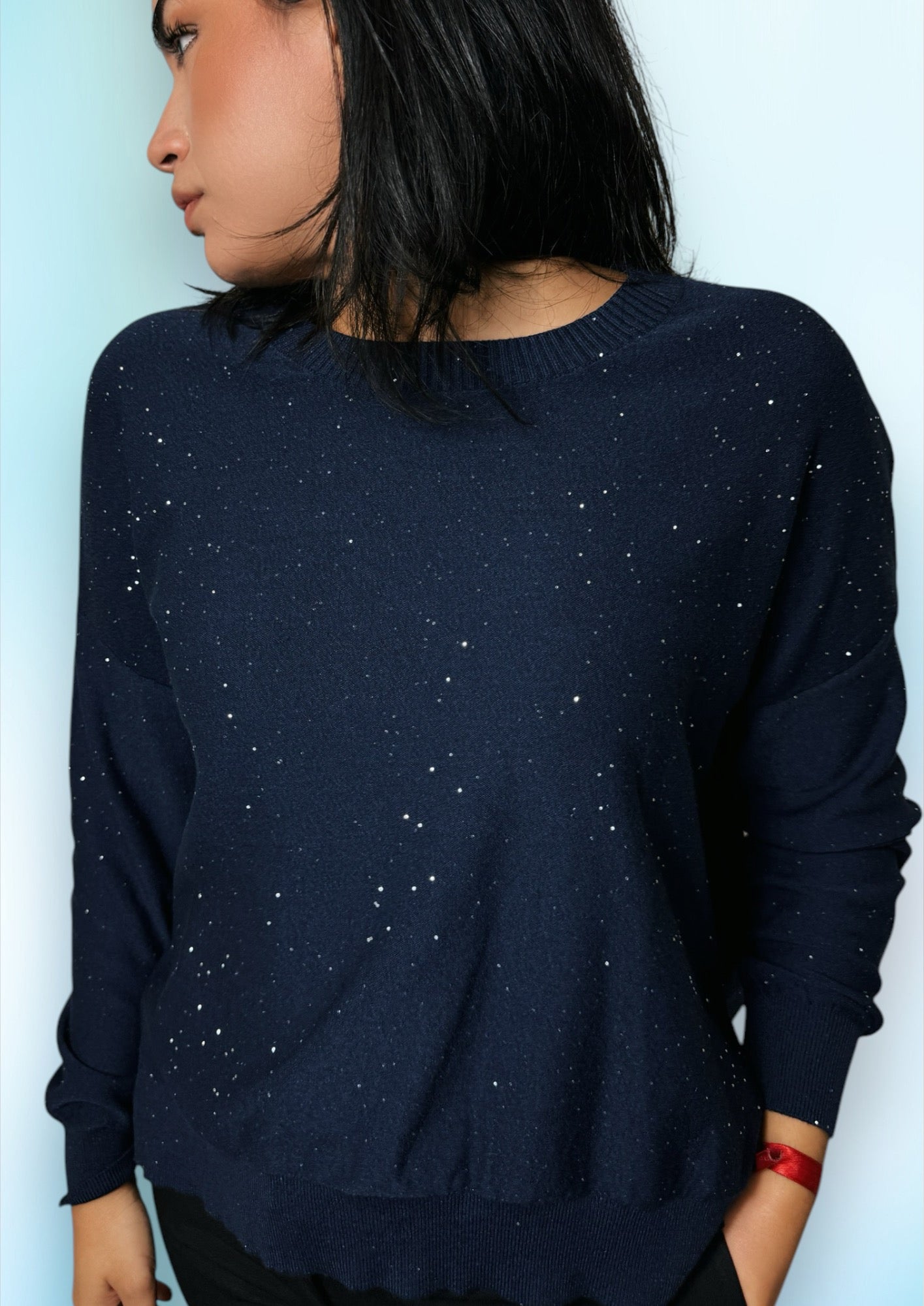 Maglione con Piccole Paillettes